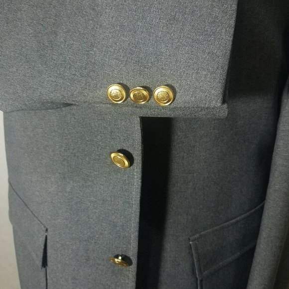 THE CLASSIC COLLECTION MENS 40XL BLAZER GRAY 2 BUTTONS S-147 - Picture 3 of 8